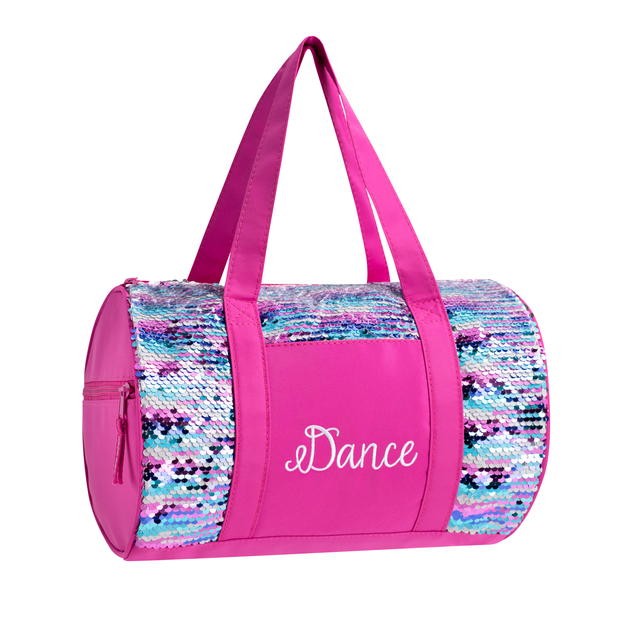 4400 - Striped Sequins Duffel - Pink - Horizon Dance Bags