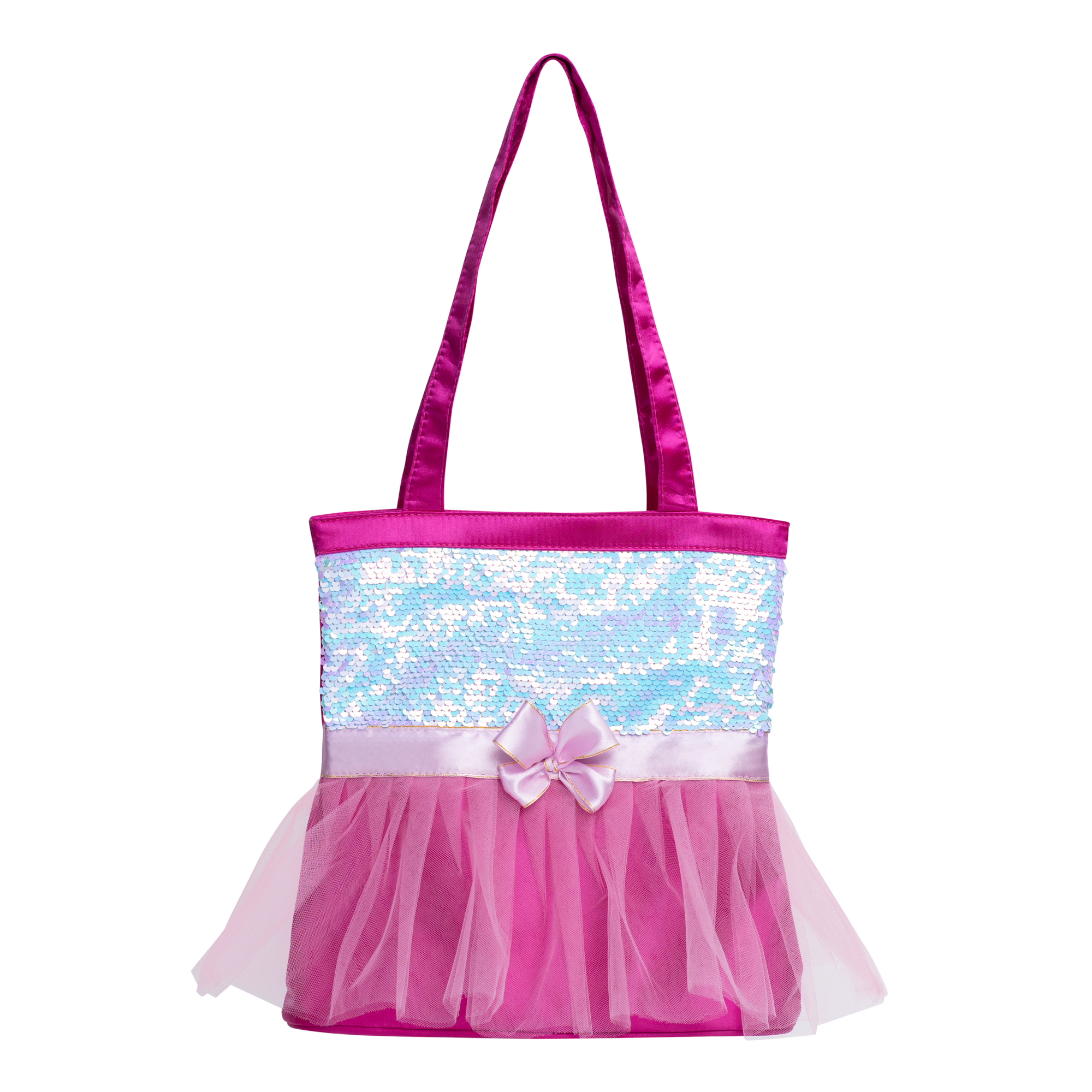 PINK Iridescent Tote Bags